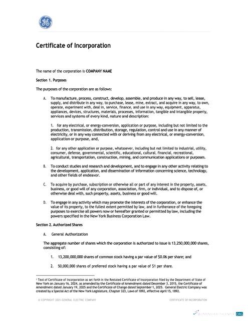 Download USA New York certificate of incorporation Word and PDF template Photoshop template